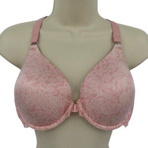 Maidenform 38C Bra 07112 Everyday Full Coverage Racerback Pink Front Closure
